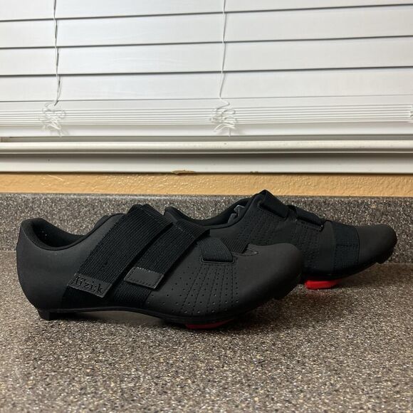 Fizik Tempo Powerstrap Cycling Shoes R5 Road Shoes Black Mens Size US 11-3/4 New - Picture 4 of 11